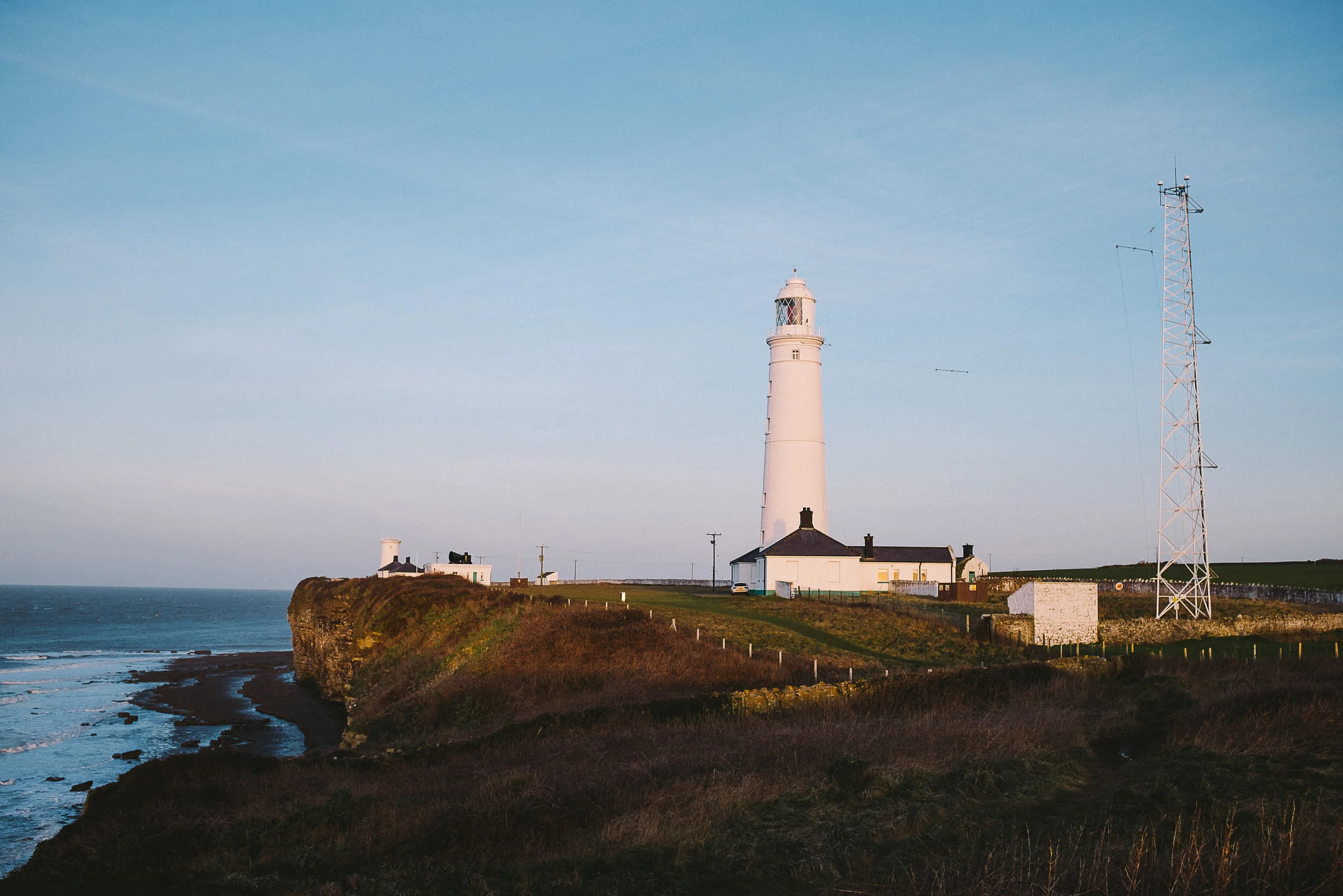 An early morning, cold and windy.