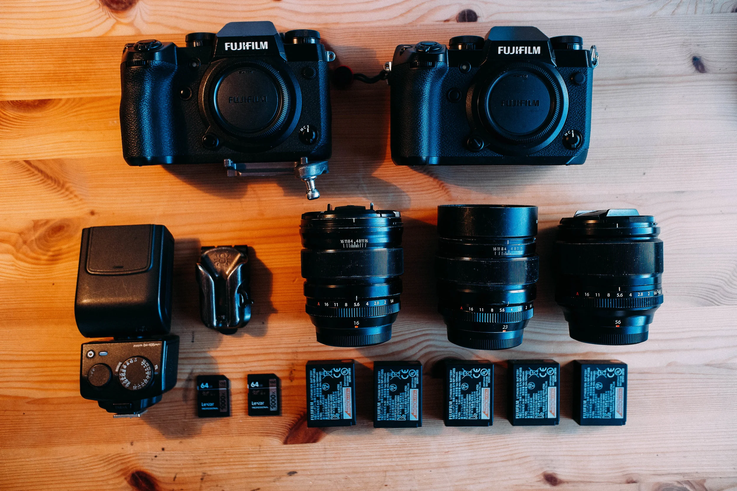 My mid 2018 gear setup.