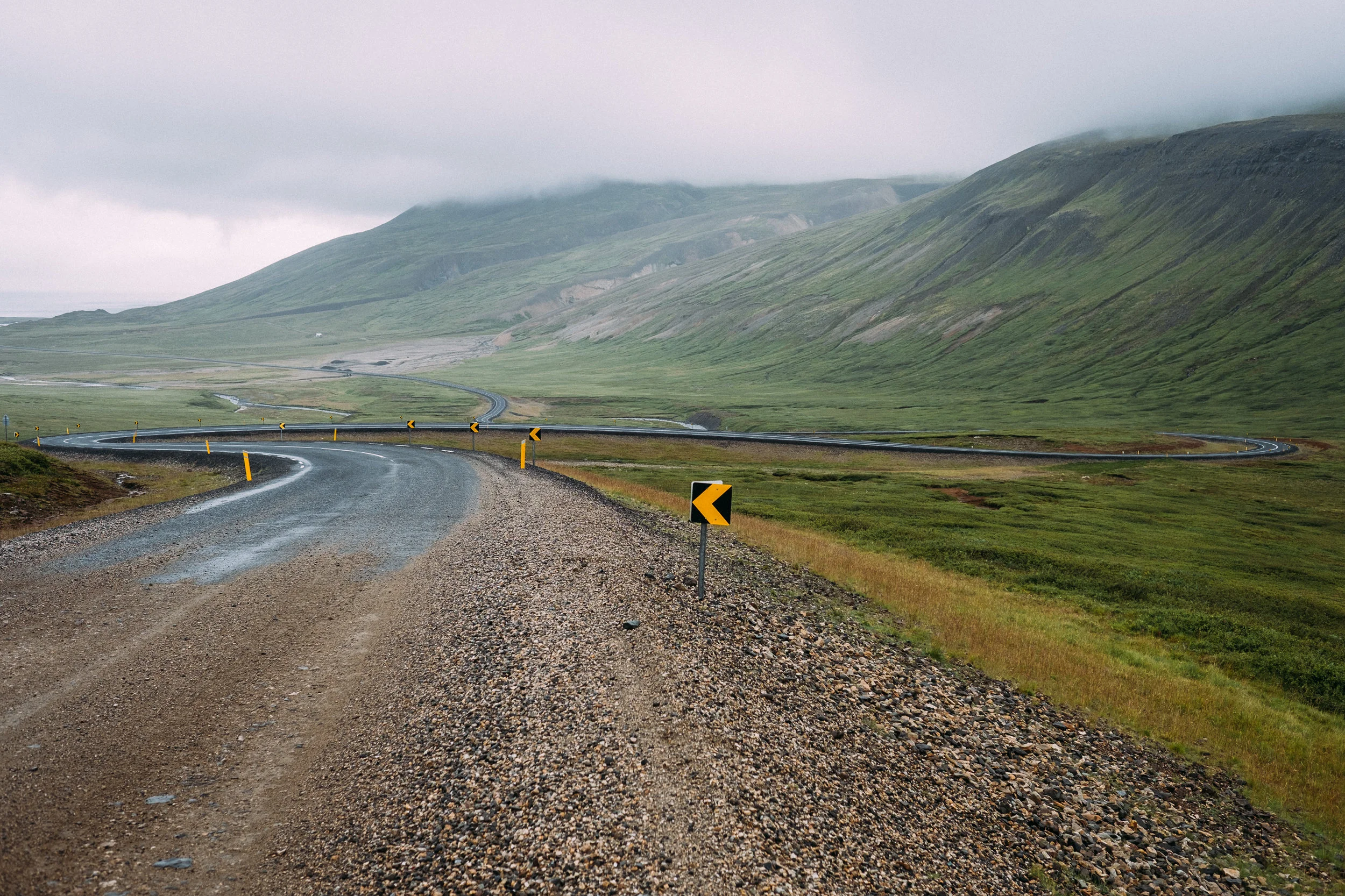 Gravel turns into the best paved road ever. Fuji X-H1 + 23mm 1.4 lens