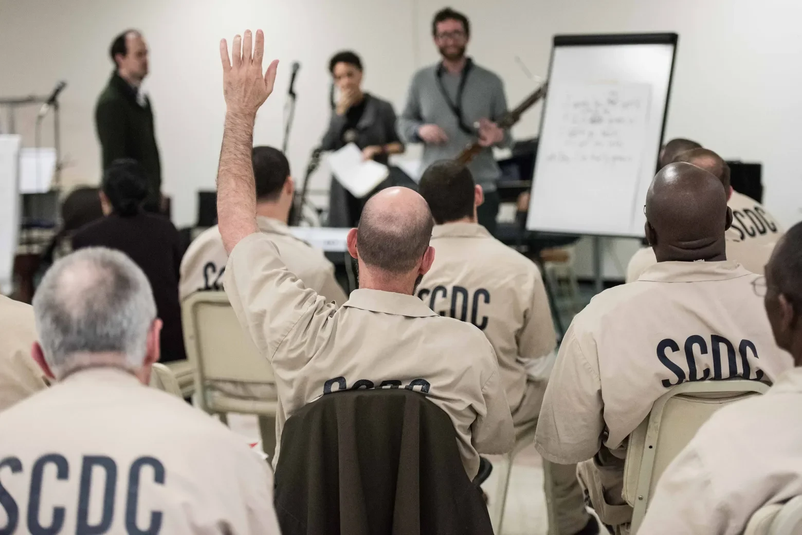 Decoda songwriting residency at Lee Correctional Institution: Lincoln Portrait