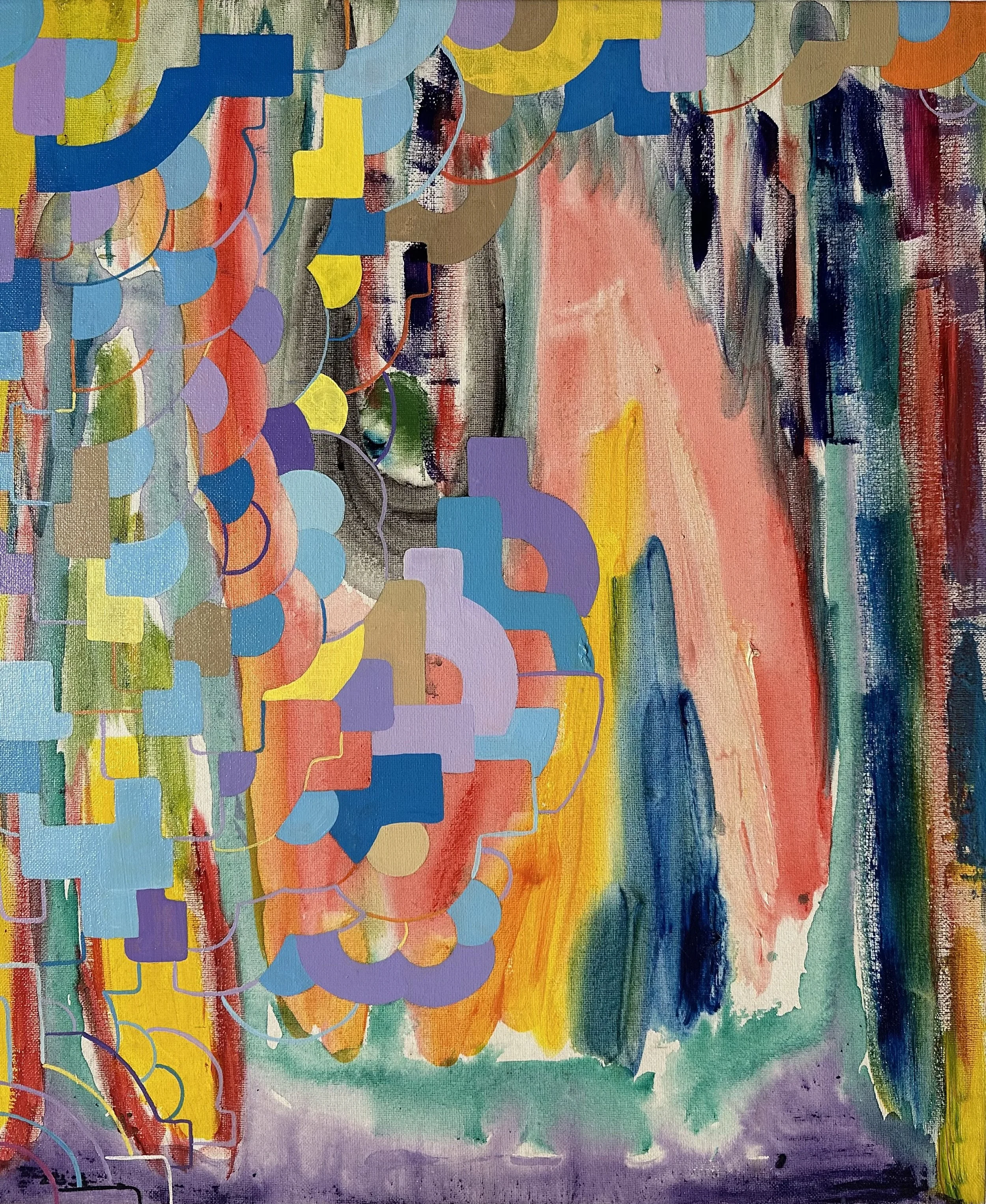  Acrylic on canvas  20 × 16  Sold 