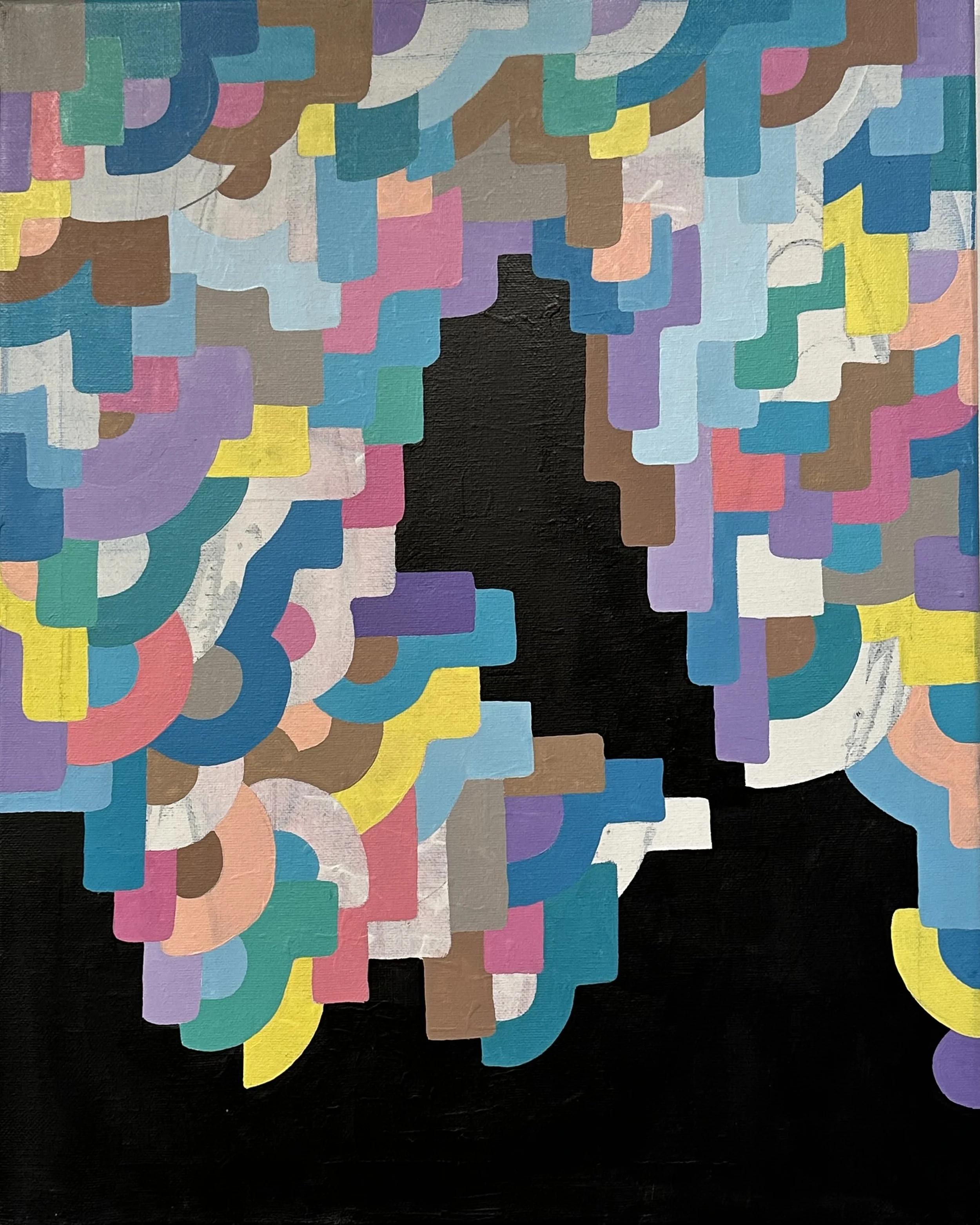  Acrylic on canvas  20 × 16  $1000 