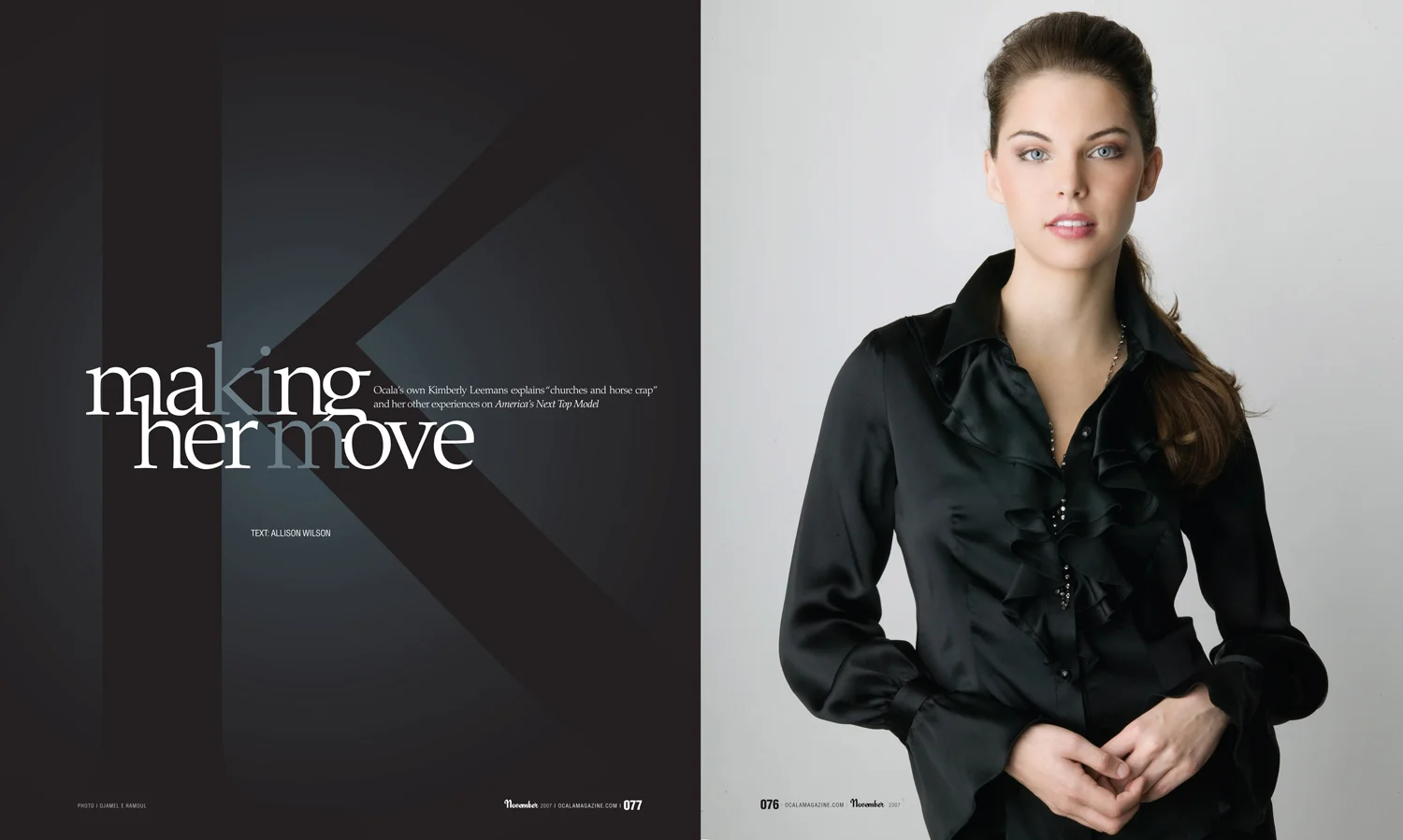 portrait for magazine photographer