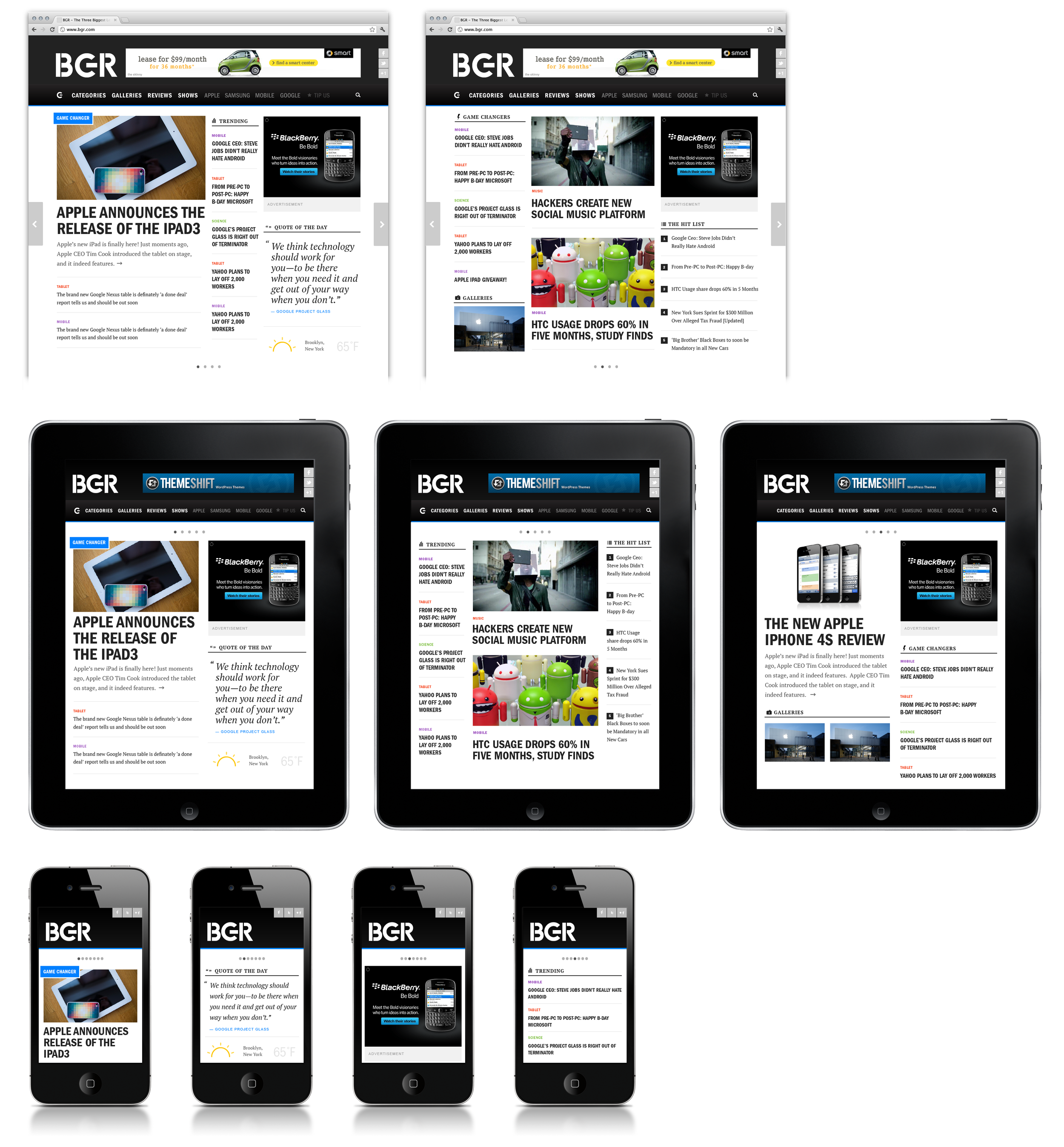 Homepage Cross Platform