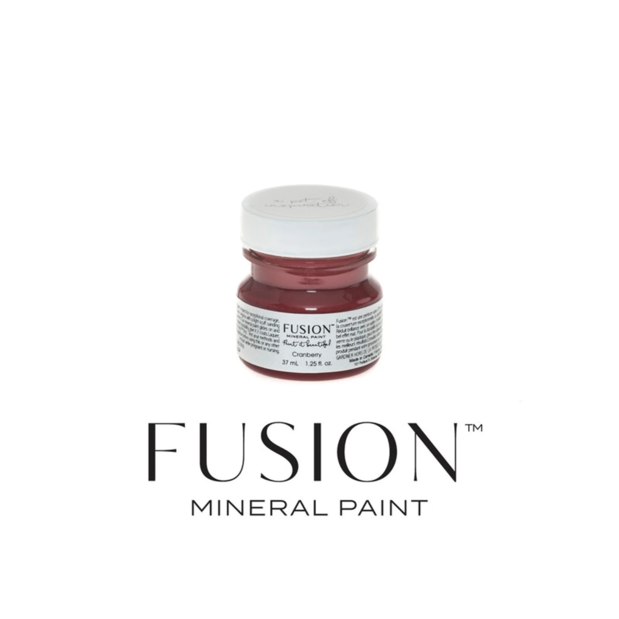 Cranberry Fusion™ Mineral Paint 37ml & 500ml Claire's CraftHouse