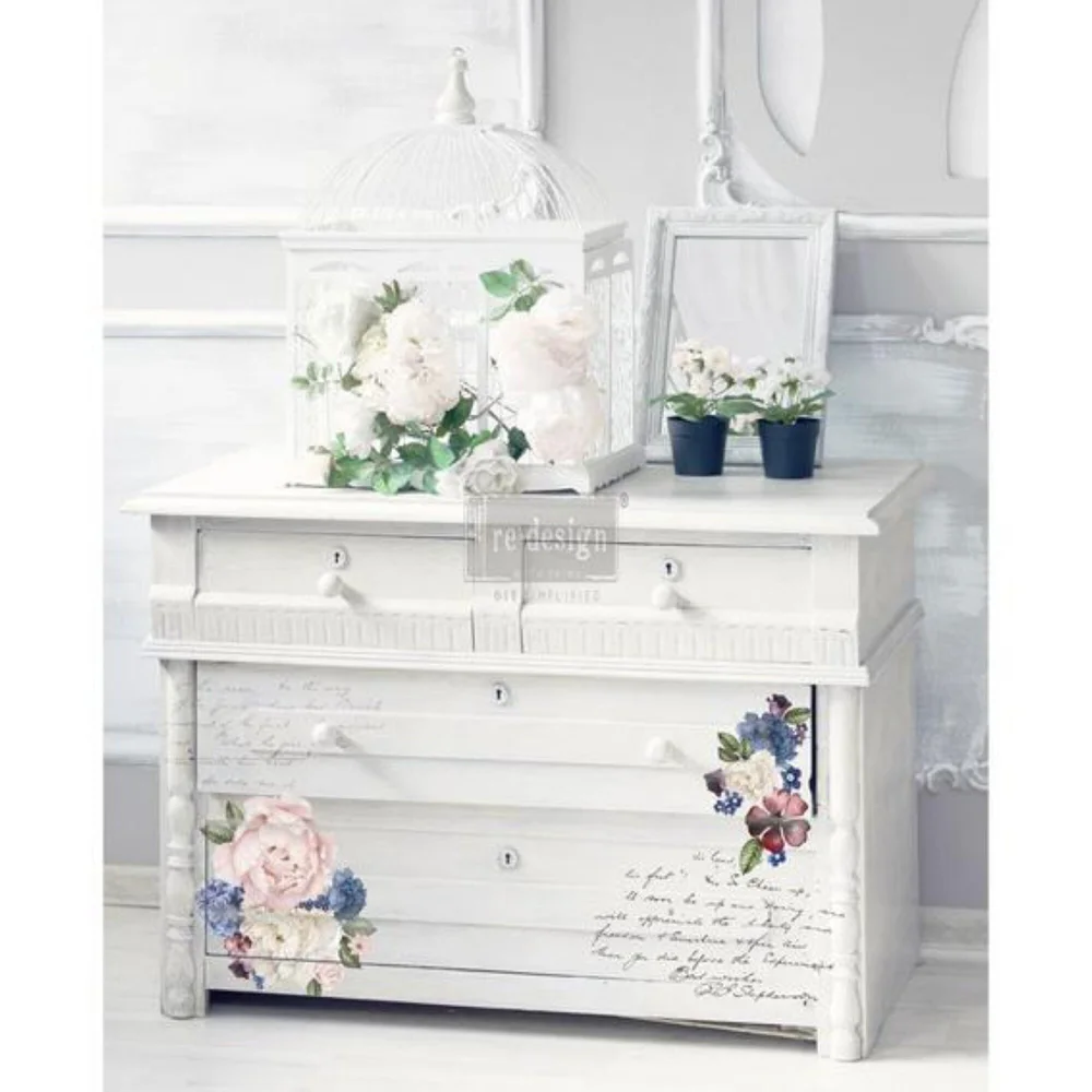 Lavender Bush Decor Transfer Redesign With Prima 22 X 30 Free P P Claire S Crafthouse