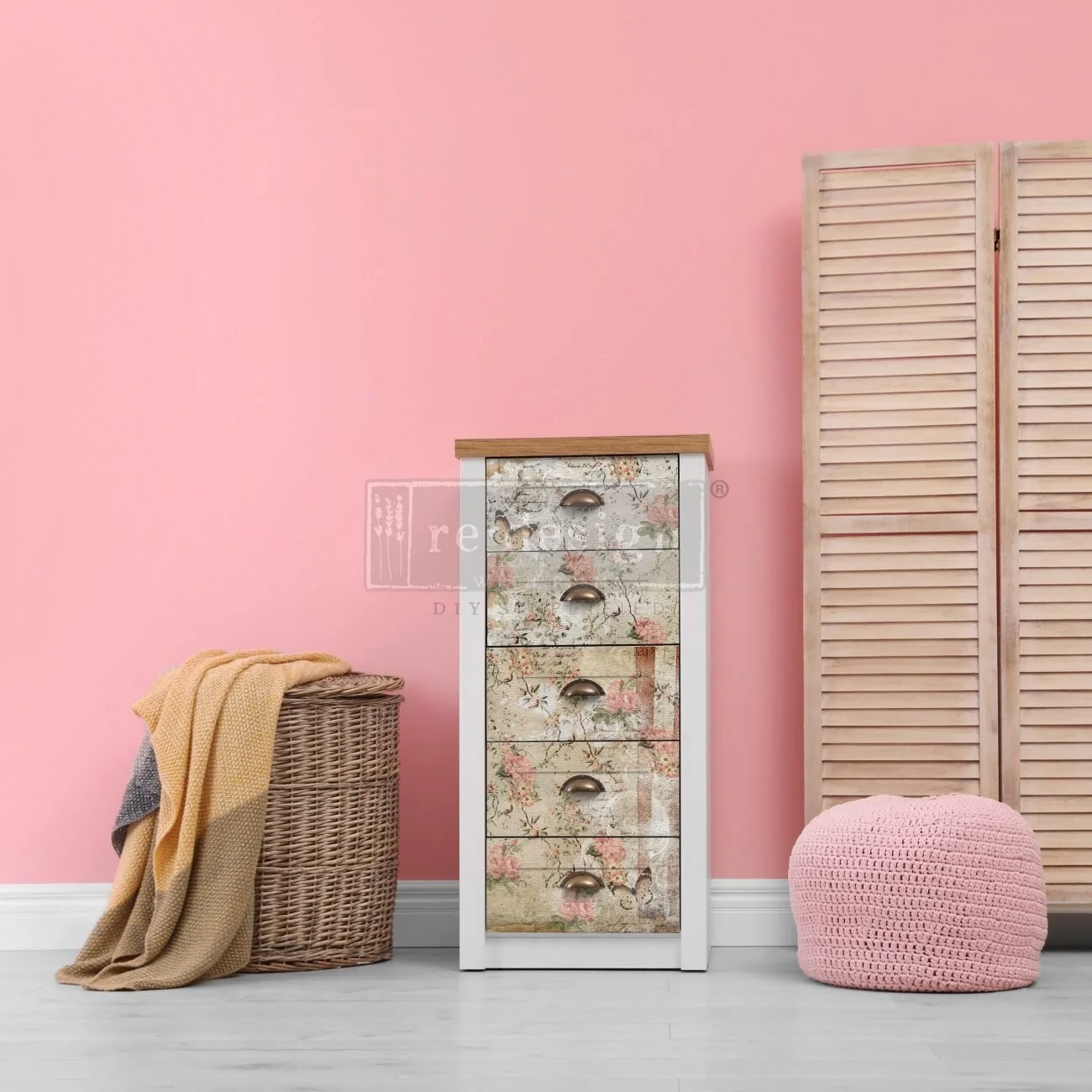 'Botanical Imprint' Decoupage Tissue Paper Redesign With Prima UK