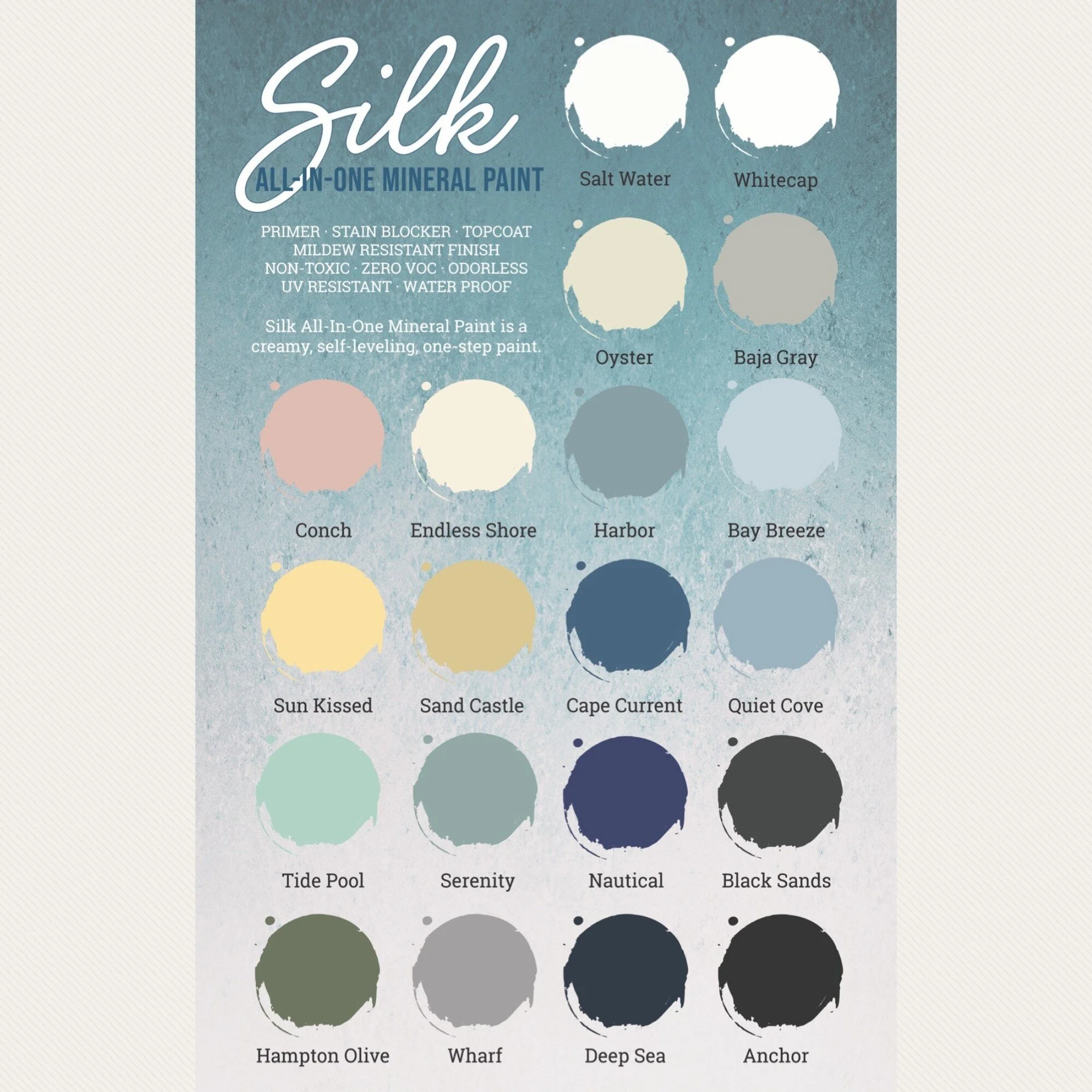 Free Dixie Belle Chalk Paint and Silk Mineral Paint Colour Cards UK