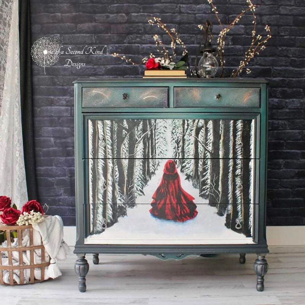 'In Deep Forest' A1 Decoupage Tissue Paper Redesign with Prima Free