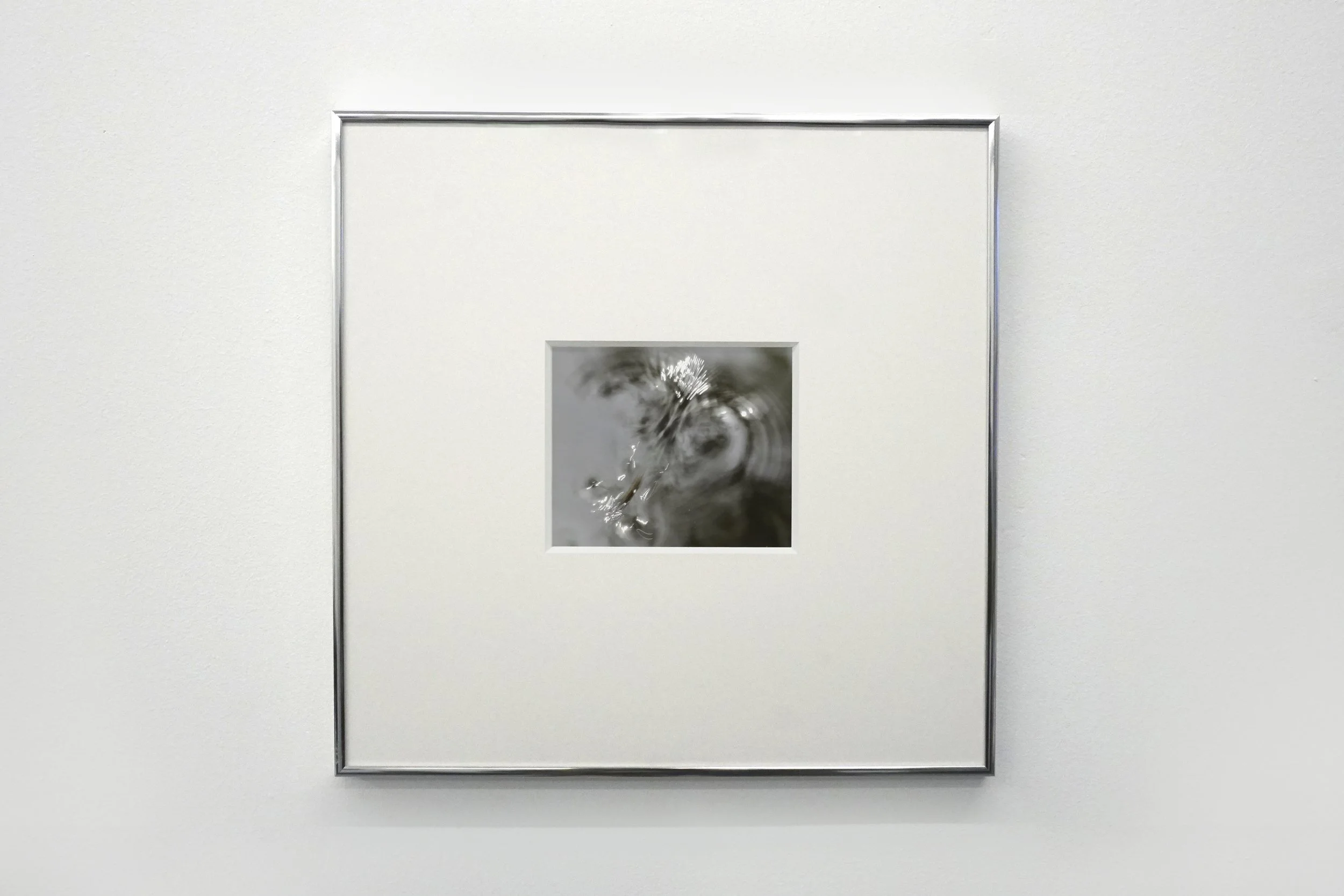   Fluid Concepts   (2025) Epson Traditional Photo Paper, Ultrachrome HD. Anti-reflective glass, aluminum frame 40 x 40 cm (15.7 x 15.7 in. Mat window 15 x 12 cm (5.9 x 4.7 in) 