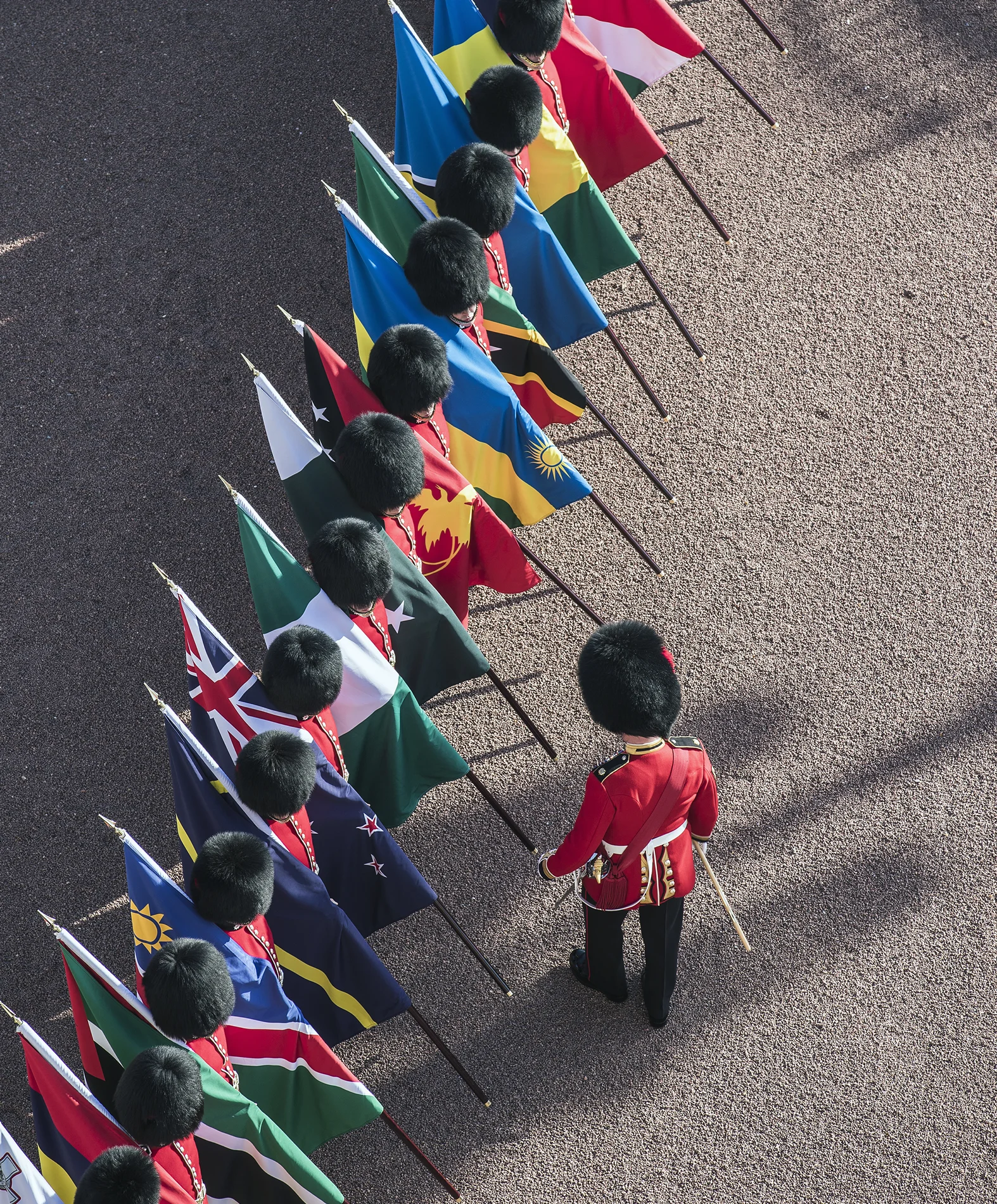 1st Battalion Coldstream Guards Flag Bearers