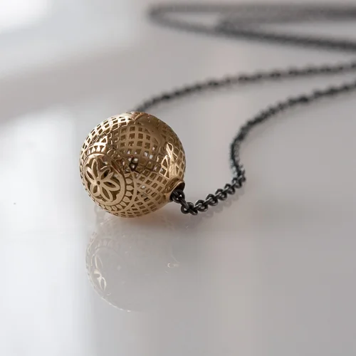 Ray Griffiths crownwork ball necklace
