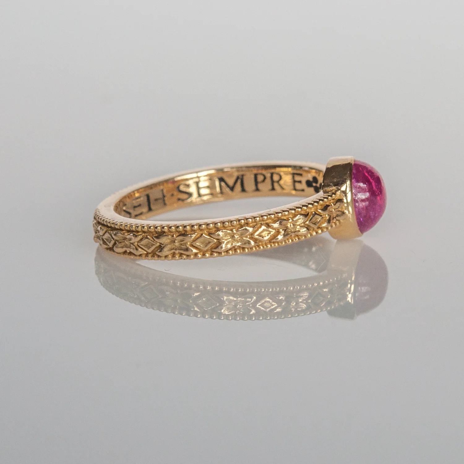 Pink Spinel Ring — Gladstone Jewelry