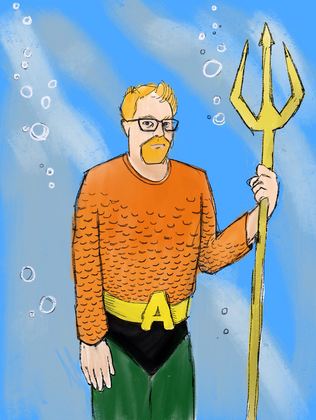 I drew this little sketch on my iPad. Boom!