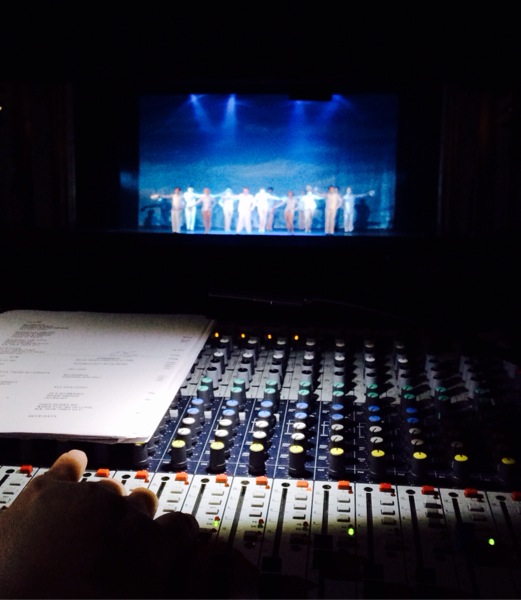 Dan behind the Soundcraft analogue