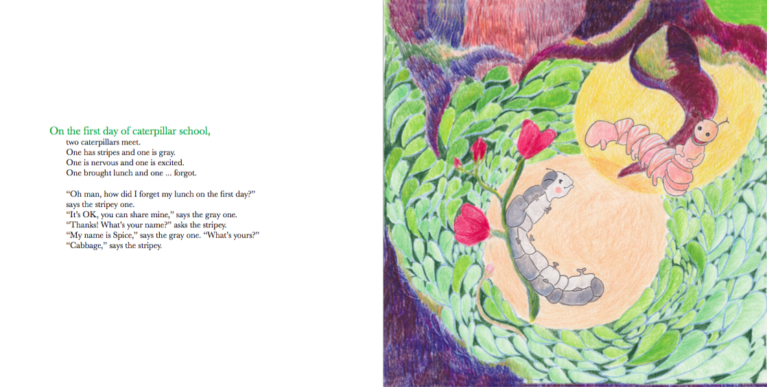 Inside Flutterbugs. Art by Leslie Pyo.