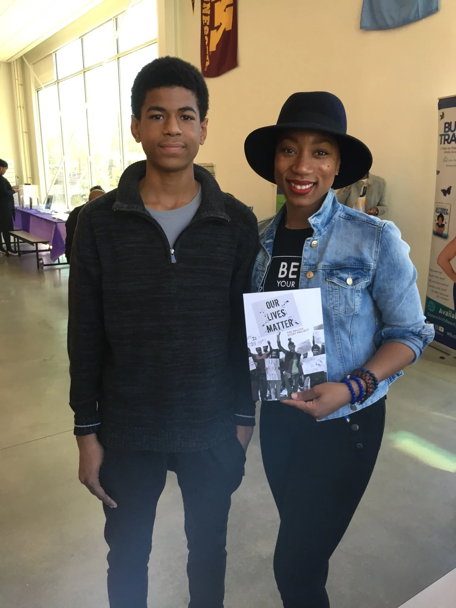 In other Ballou Story Project news, three-time author Carl represented at East of the River Book Festival, where all Shout Mouse books were featured for sale. 