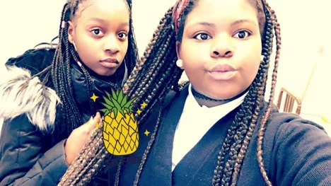(I am the girl on the left in the picture above).