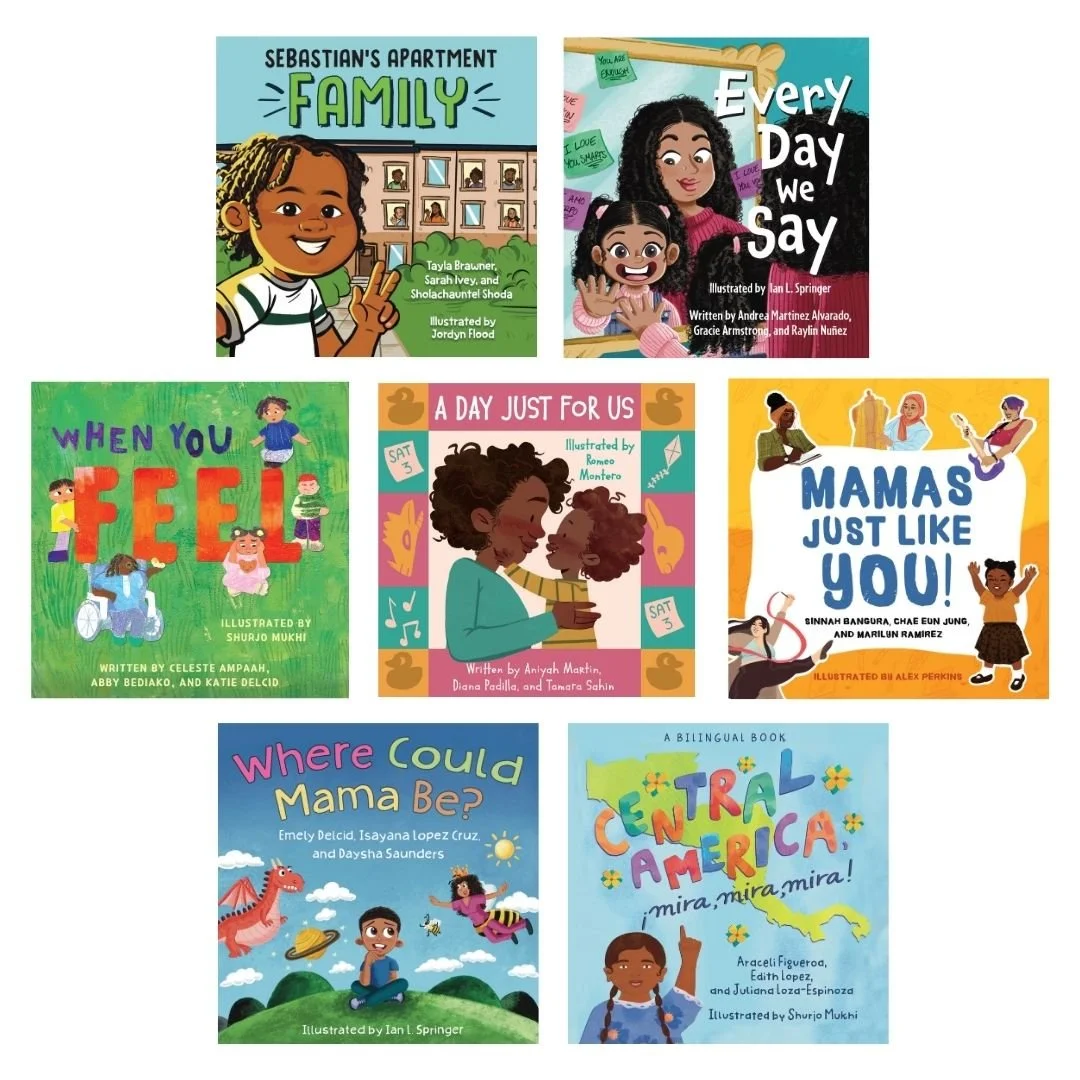 Set of all (7) Mini Mirrors Board Books for Toddlers