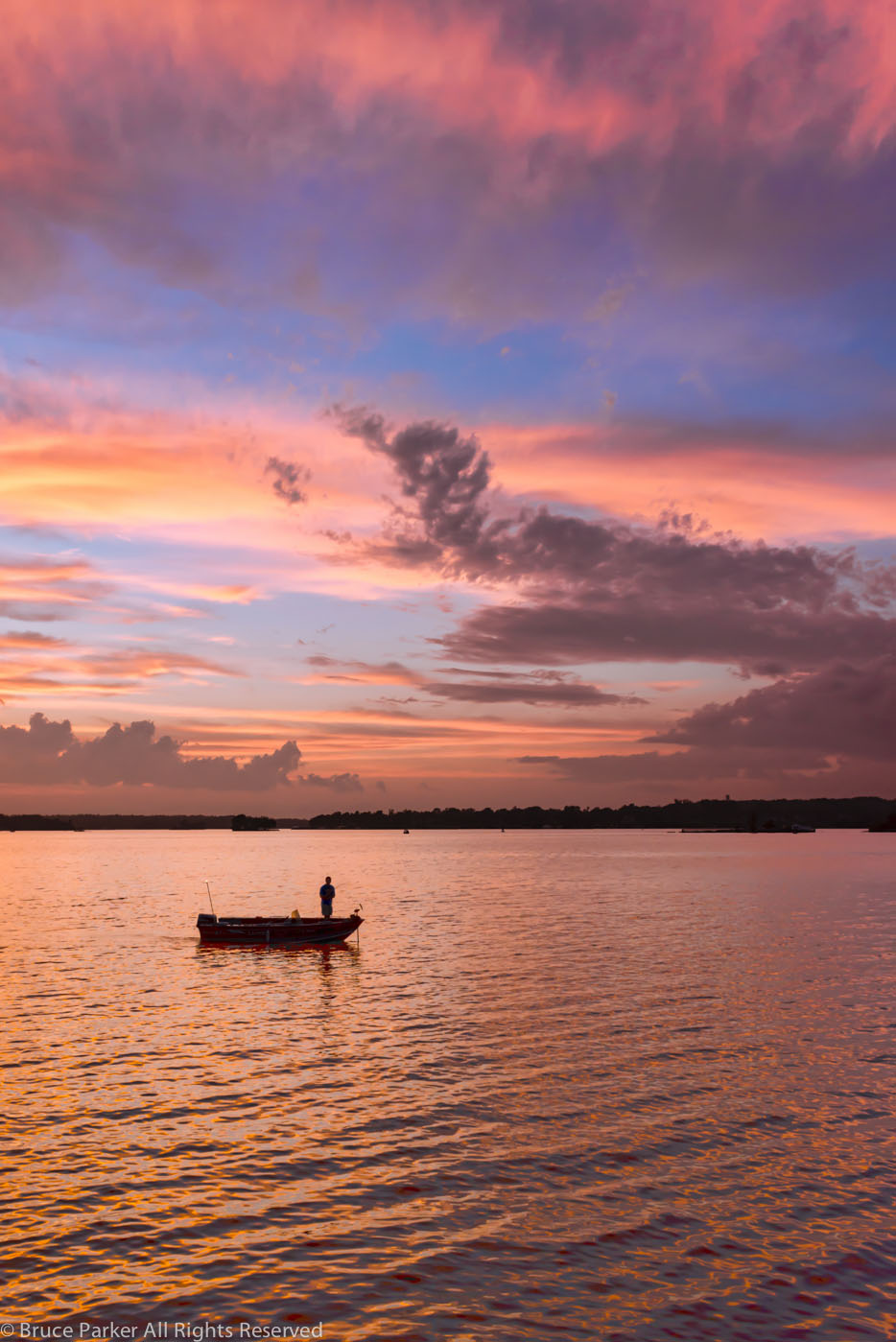 Sunset Fisherman