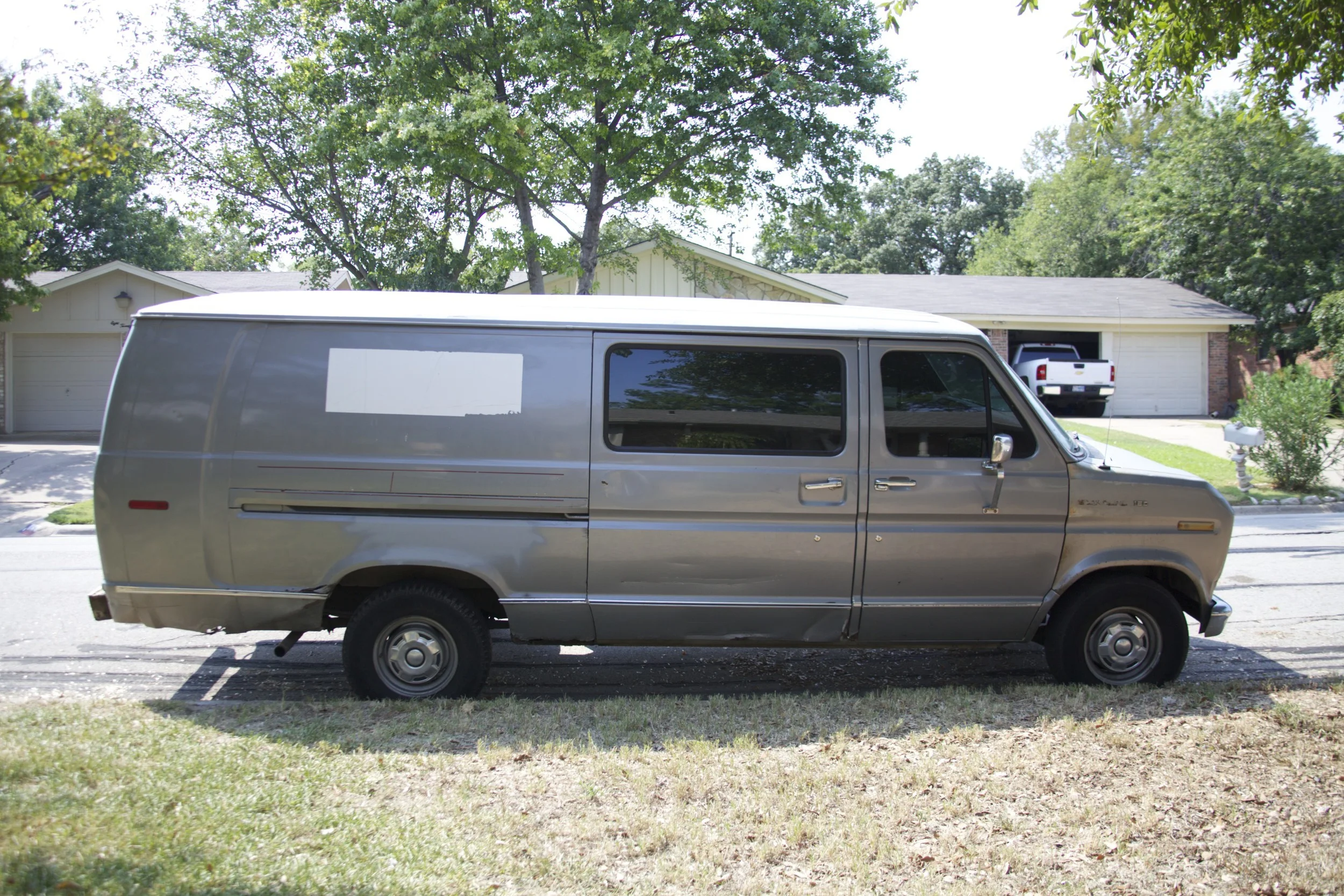 My new home. A 1990 Ford Econoline Cargo Van.