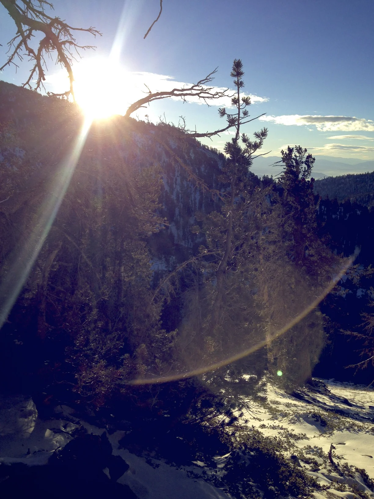 iPhone 5 photo after the hike up. 