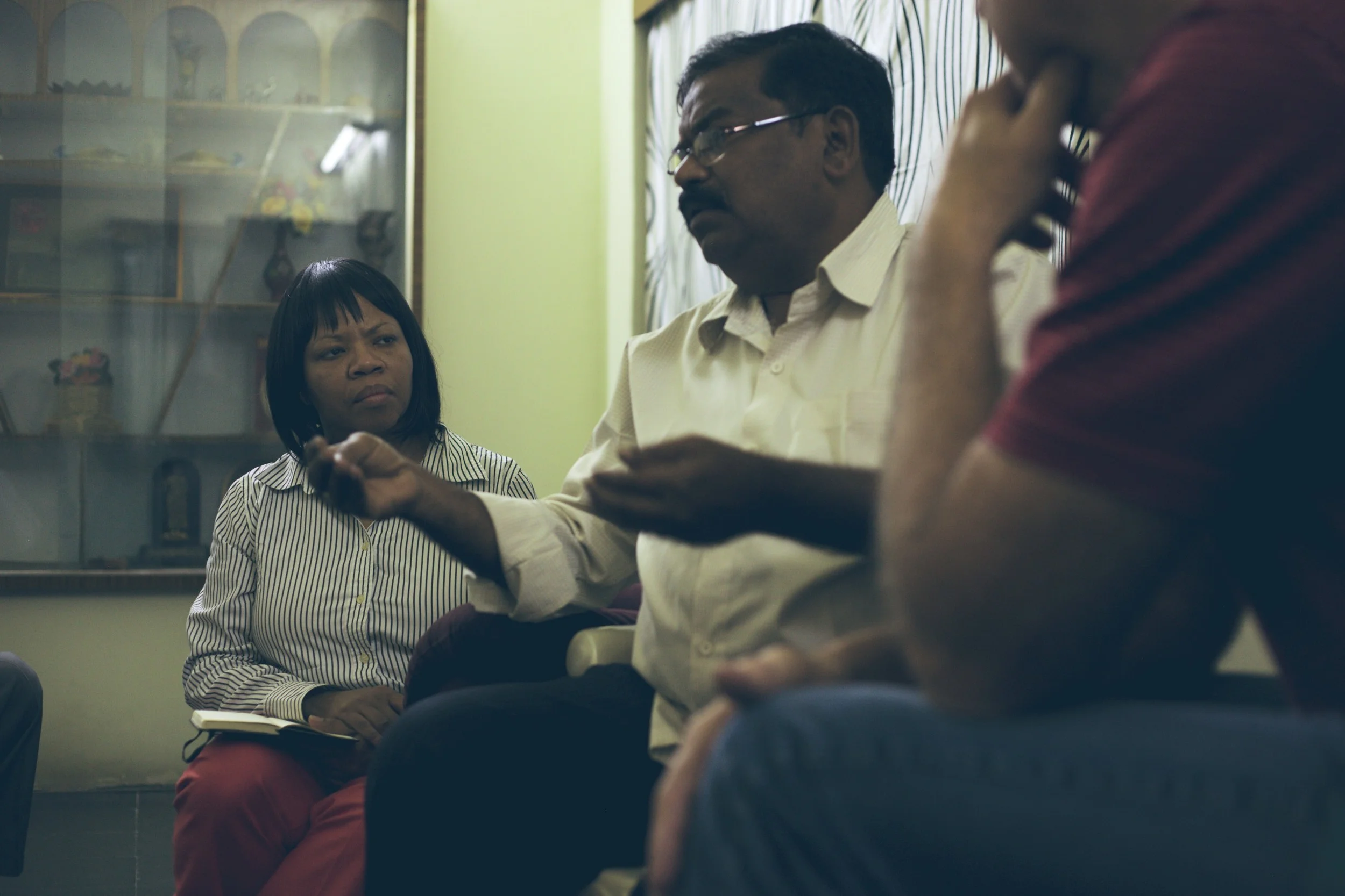 Talking with a representative of a tribe of people in great need. Learning about ways to offer hope and help. 