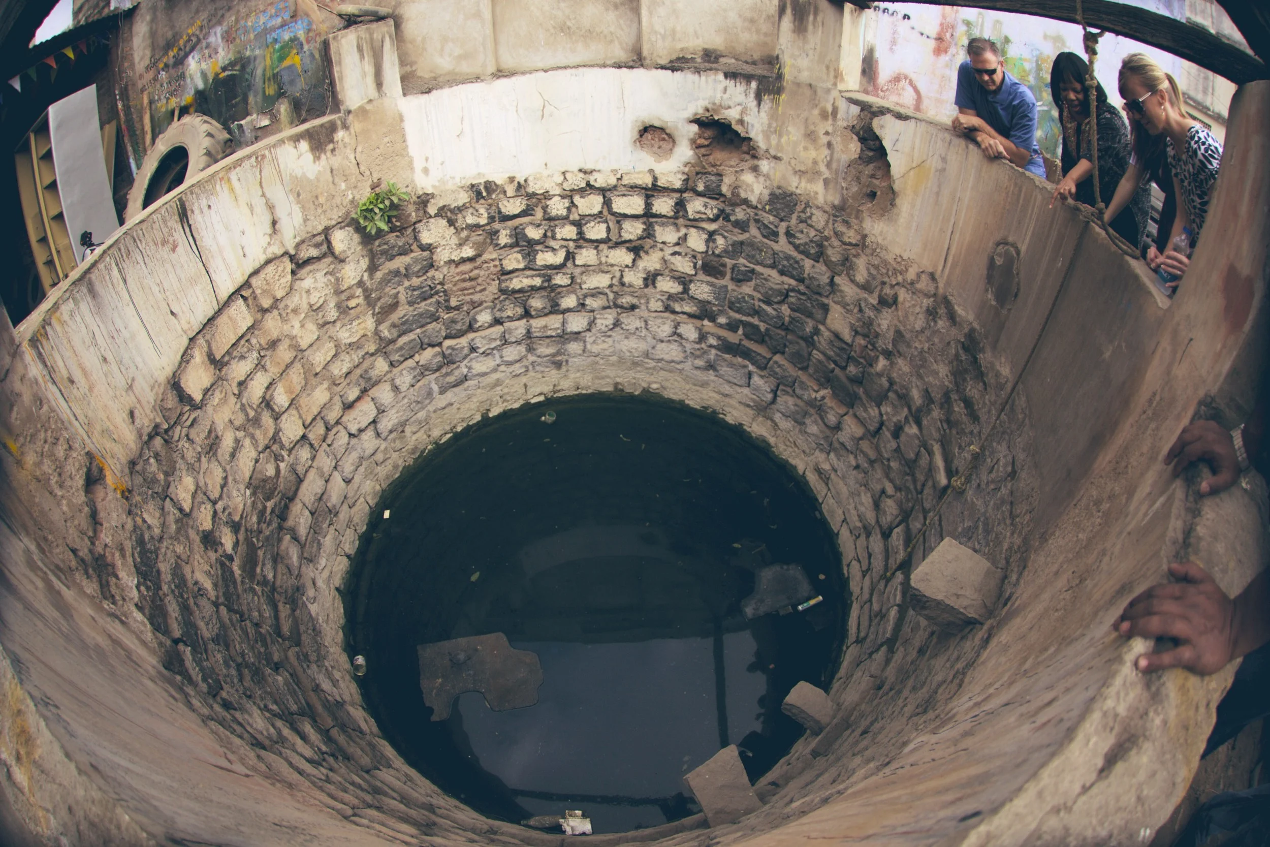 A big ol' well. 