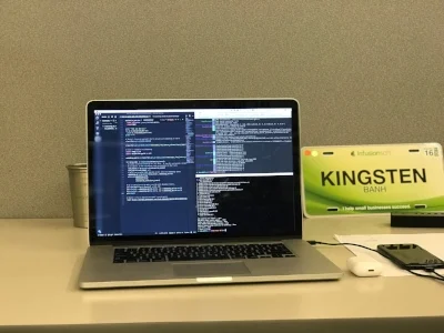 Kingsten's workstation