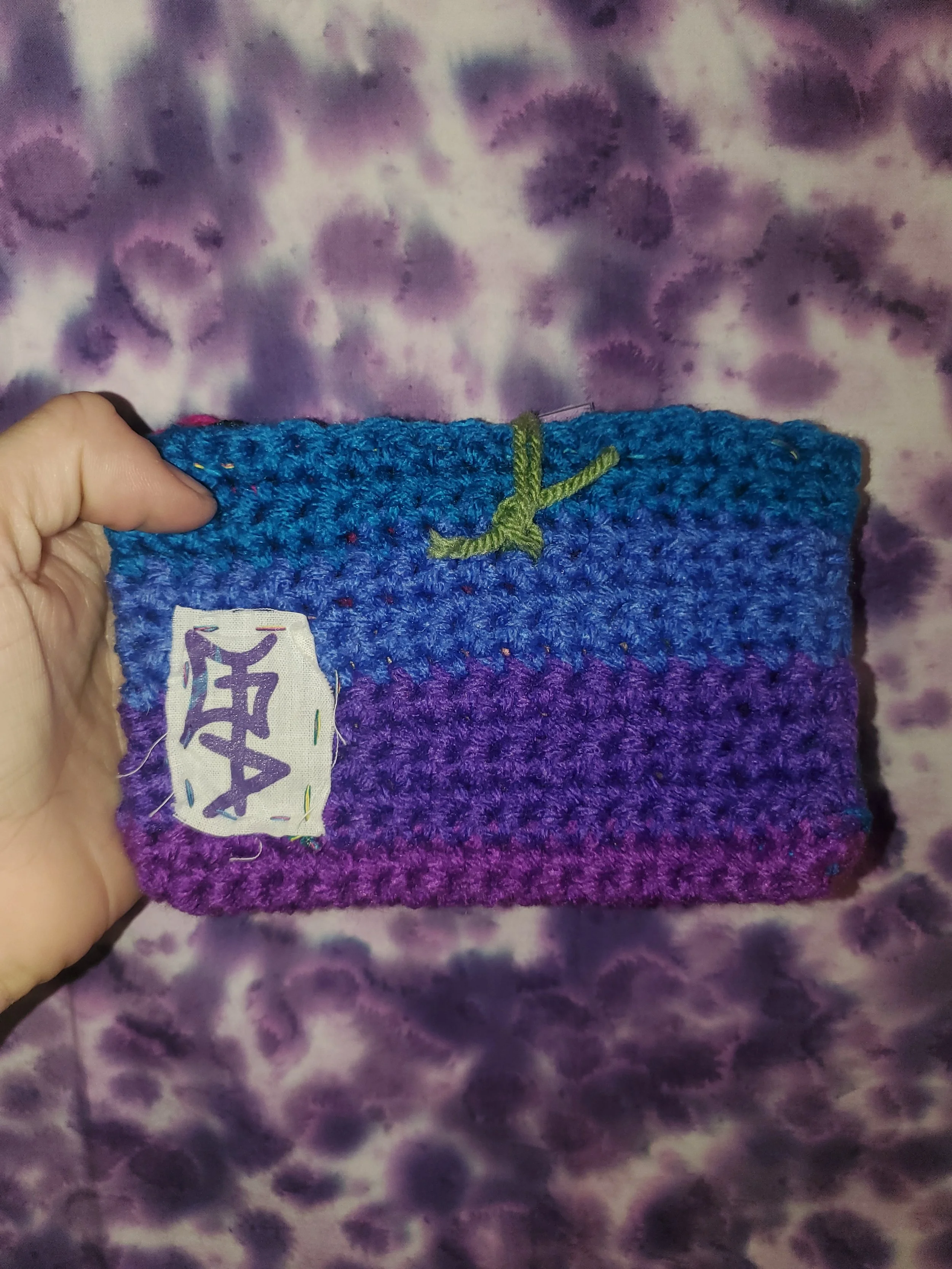 Blue, Purple, Magenta Fade OOAK Stashie.jpg