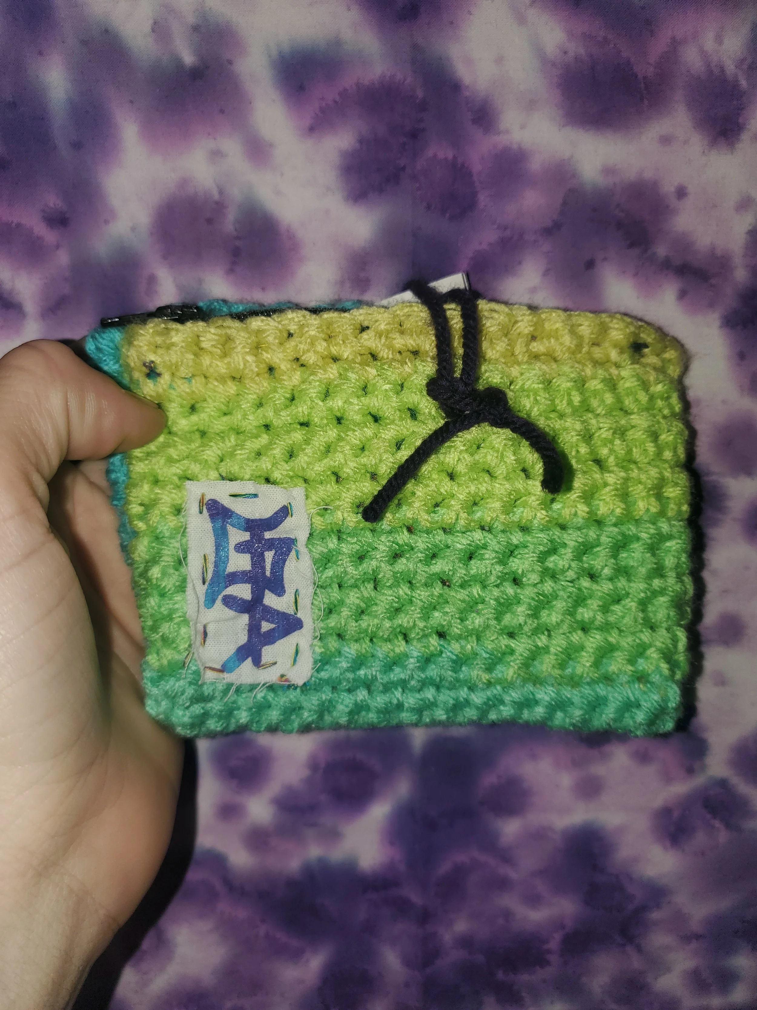 Yellow, Lime Green & Turquoise Fade OOAK Stashie.jpg