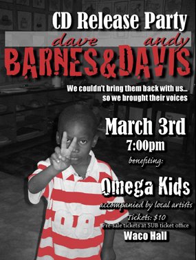 The first Omega Kids poster from 2007