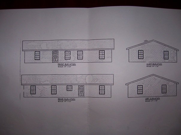  The plans for the Liberty House. 