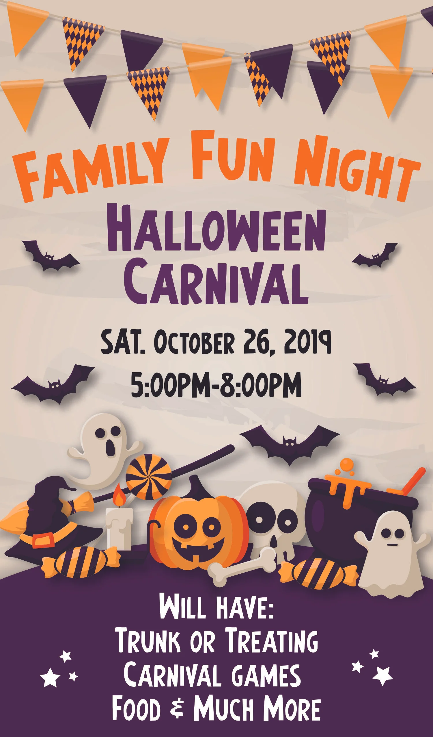 Join us on Saturday, October 26th from 5:00PM-8:00PM at Eastbluff Elementary for the Eastbluff Elementary Family Fun Night brought to you by the Eastbluff EDADS. We will have Trick or Treat for the kids, a Costume Contest, Carnival Games and a whole lot more. Tickets are $25.00 ($30.00 at gate) and all proceeds go to support your children education through The EDADS Foundation.