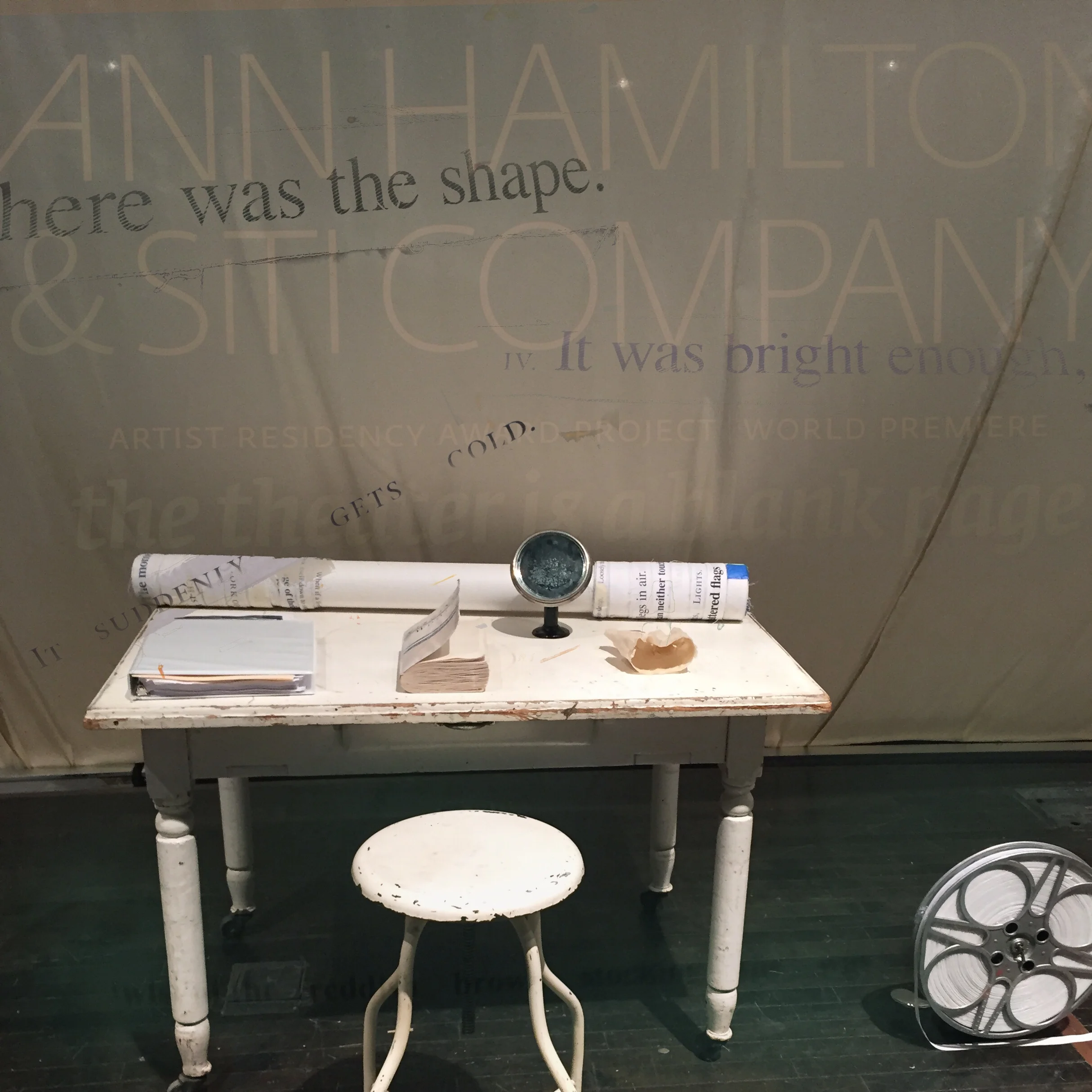 the theatre is a blank page (in rehearsal)