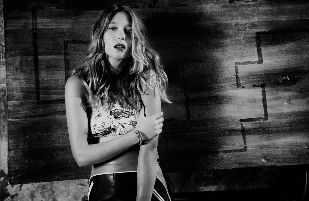 Client: Interview Magazine Russia Léa Seydoux. March 2012. Photographed by Eric Guillemain.