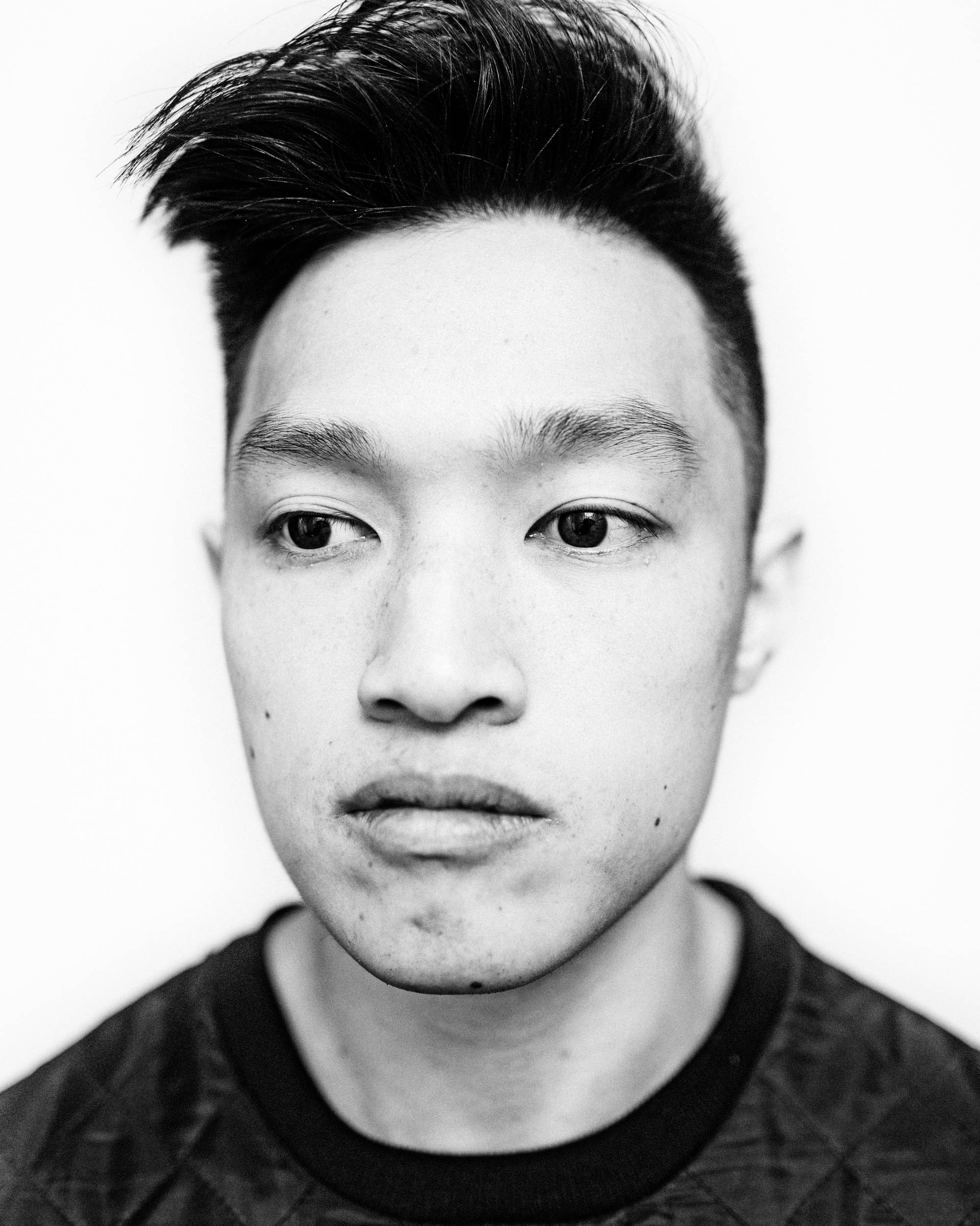   Chinese-American   This on-going portrait series is aimed toward portraying us in a way that is both honest and true. As a first generation Chinese-American myself, I can not help but notice how often we are cast into stereotypical roles of gangste