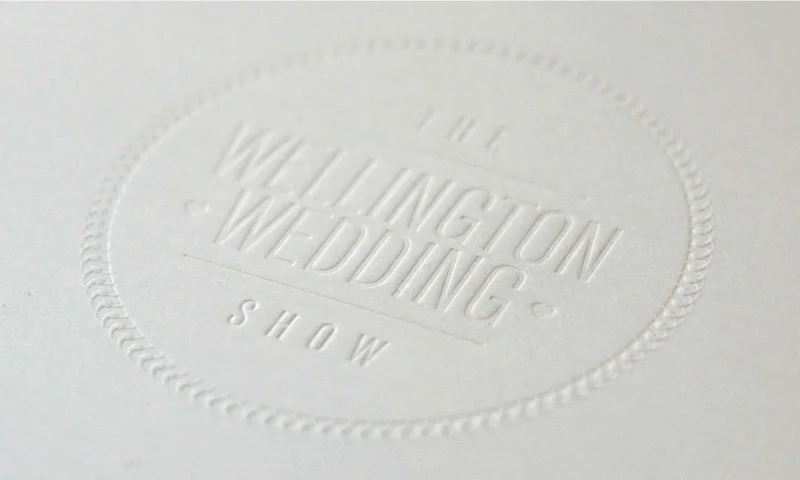 The Wellington Wedding Show - embossed logo