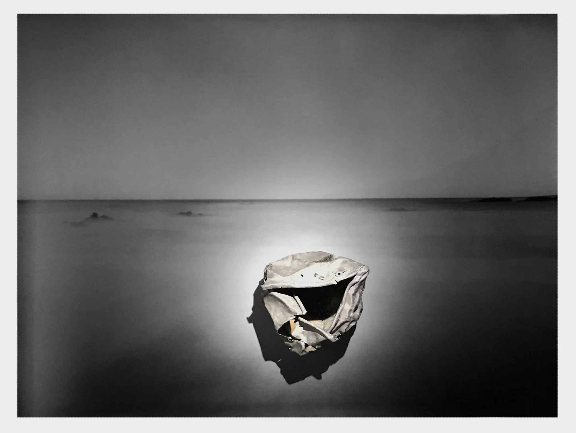 4x5 pinhole landscape, found objects