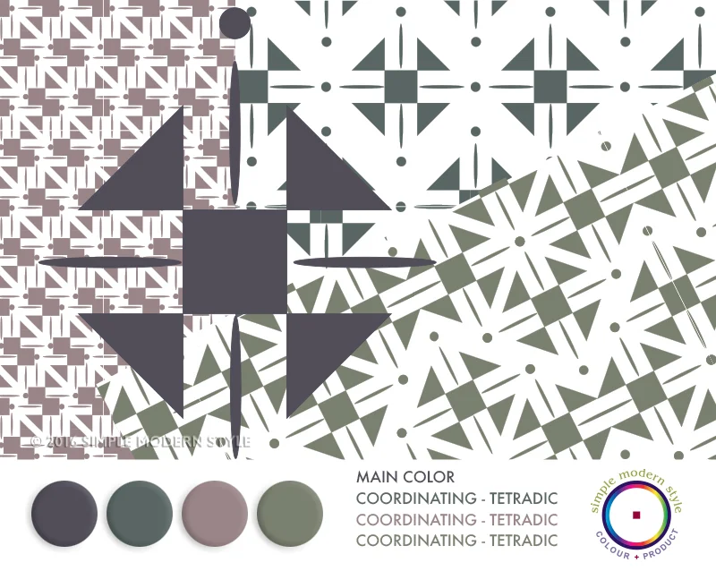 Secondary colors mixed together create beautiful tertiary colors that may fit your context perfectly.