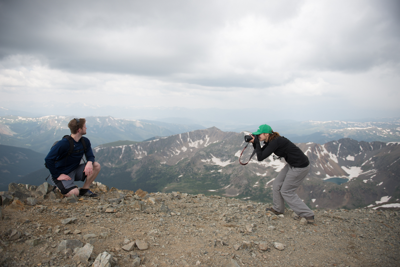 Thought I'd give him some epic mountain photos of himself!