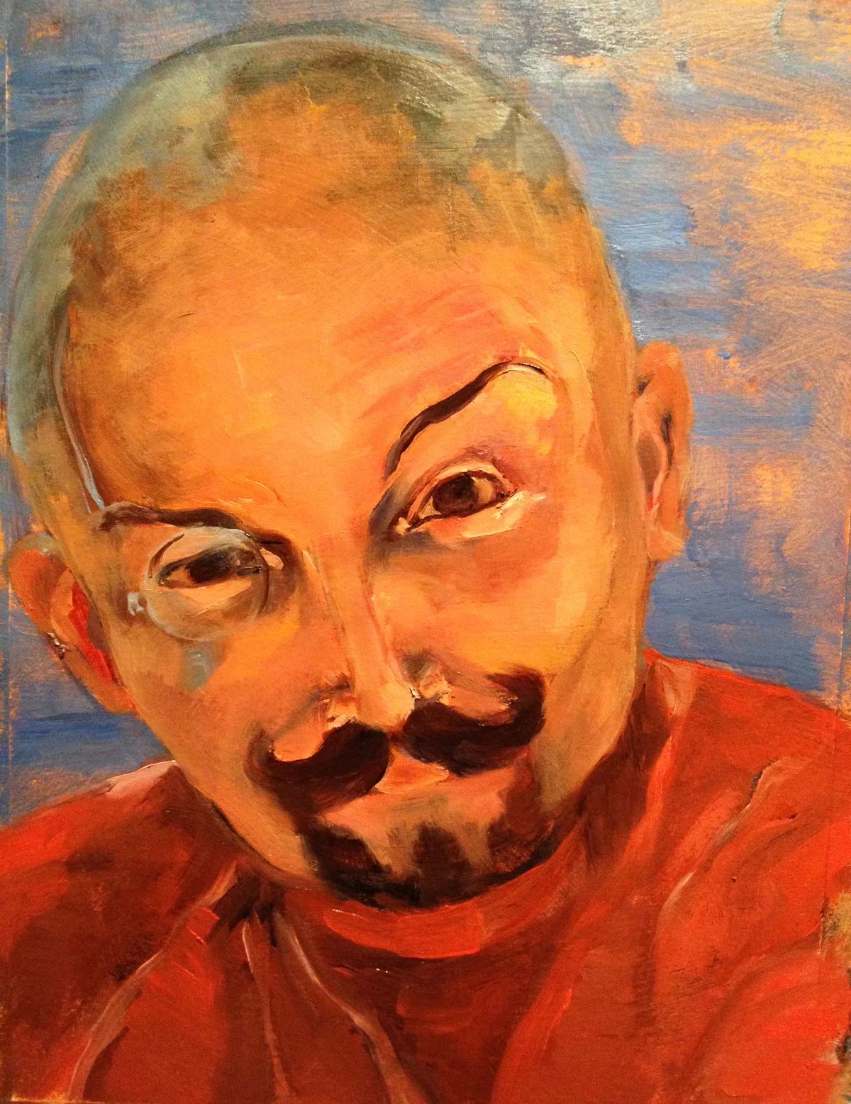 Greg . Oil Portrait with accoutrements