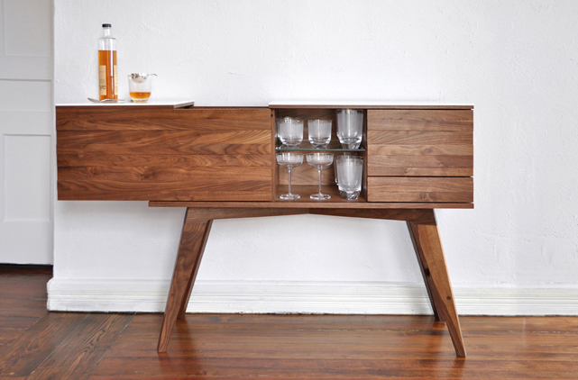 The Sidebar is a home bar by Trey Jones Studio