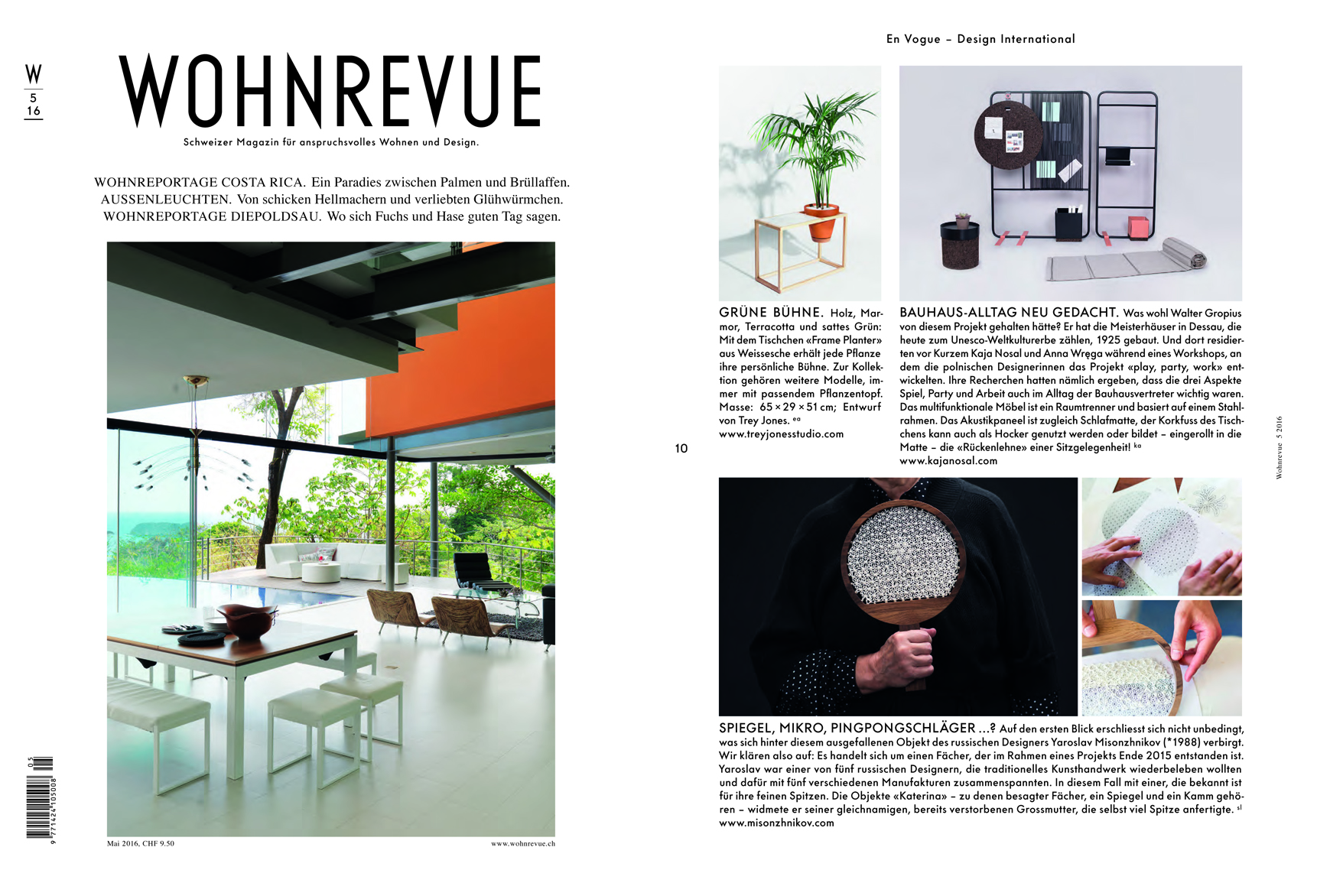 Wohnrevue / Belgian Design Magazine 