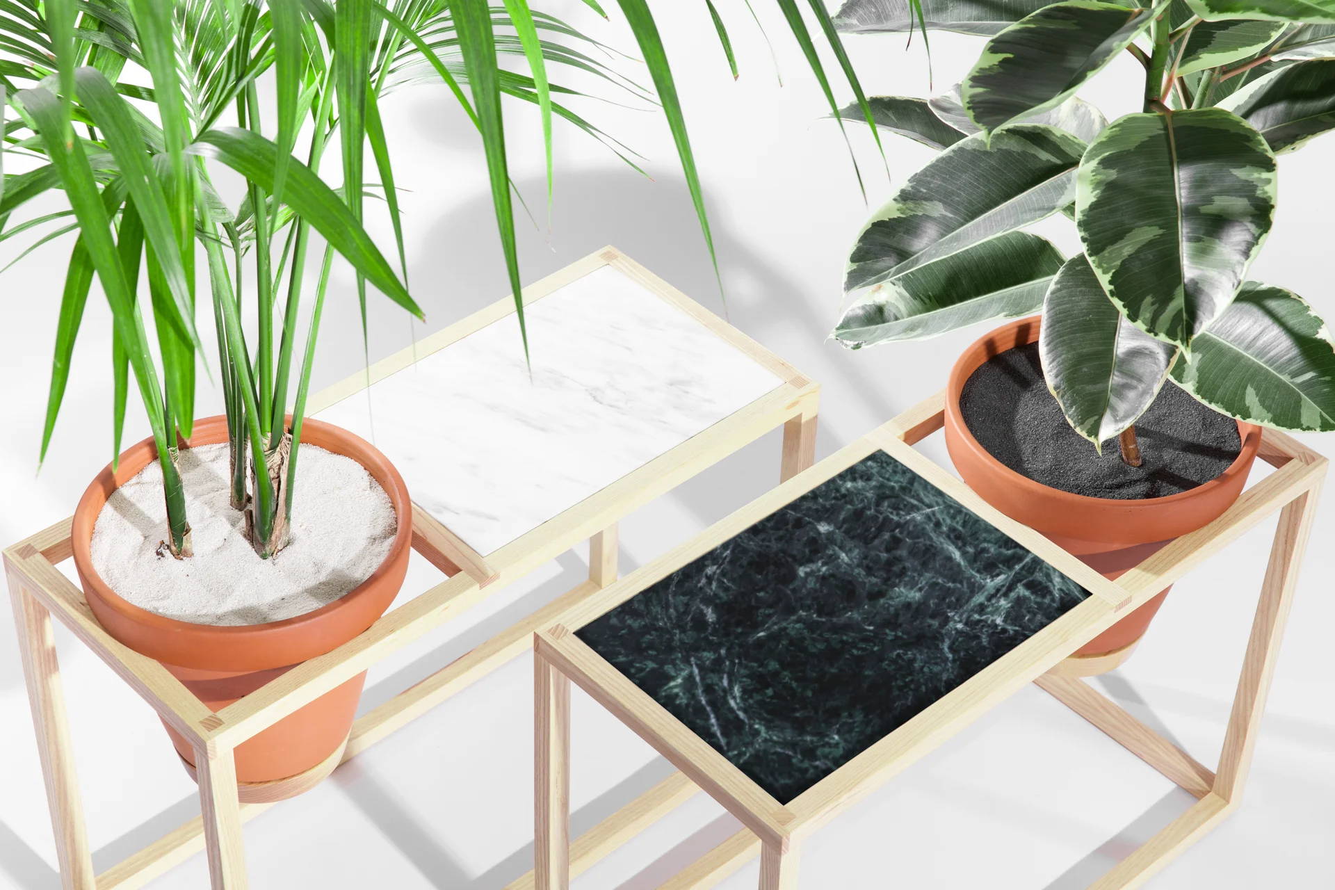 TJS Frame Planter Side Table green marble 1.JPG