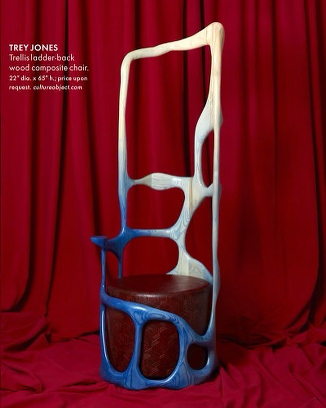 This is a THANK YOU post because we are so excited!&nbsp;

The Trellis Ladderback chair included in Elle Decor magazine and exclusively available at Culture Object: on view for the current exhibition Hyper Materiality

Thank you to Damon @culture.obj
