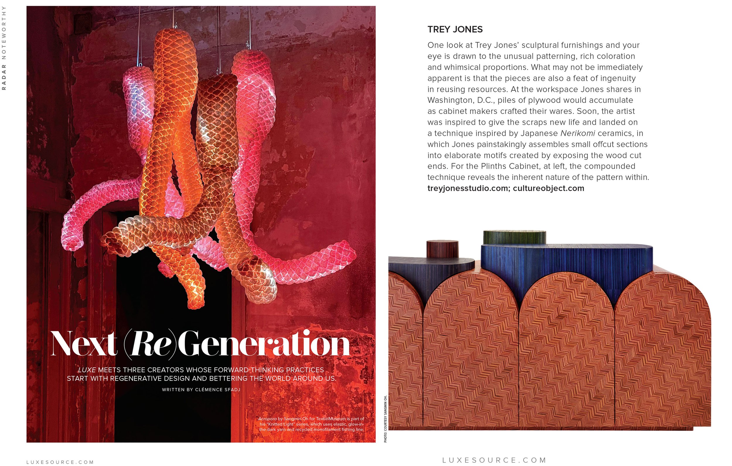 Luxe Magazine : Next(Re)Generation feature : 2023