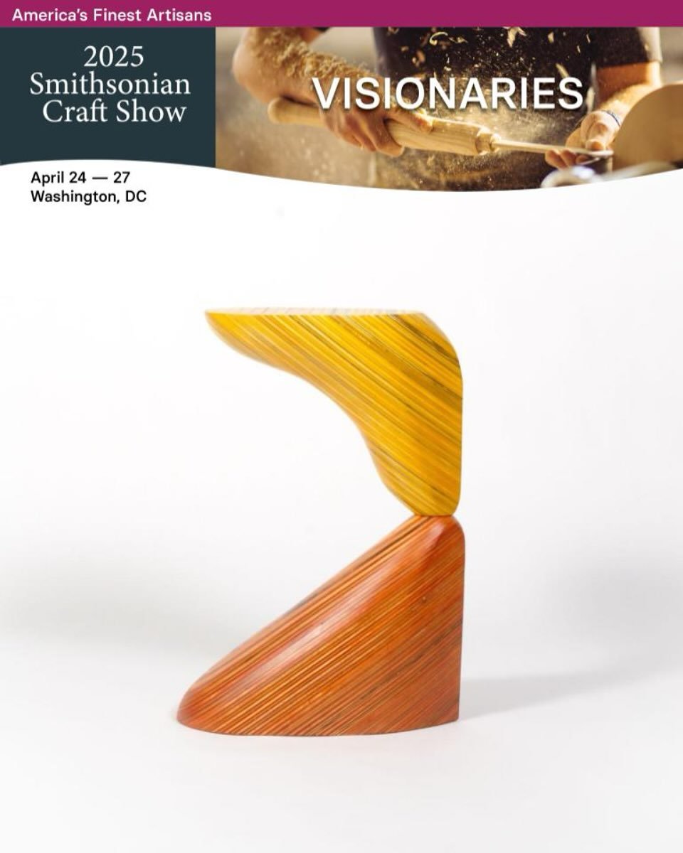Nerikomi Swivel table, 2025

Come join us in booth 221 at the Smithsonian Craft Show. This year&rsquo;s theme, Visionaries, celebrates the artists&rsquo; vision of what might be as they give raw materials new life. Show dates April 24-27. Ticket link