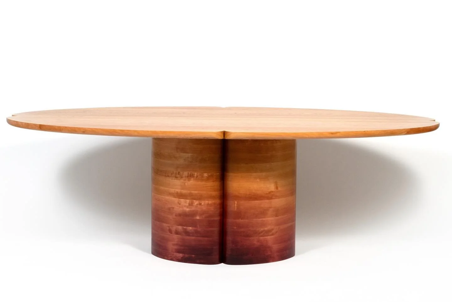 Lotus Table in cherry, 2025
90&rdquo; x 44&rdquo; x 29.5&rdquo;

#diningtable #dcdesigner #cherrywood #cherrytable #ombr&eacute;