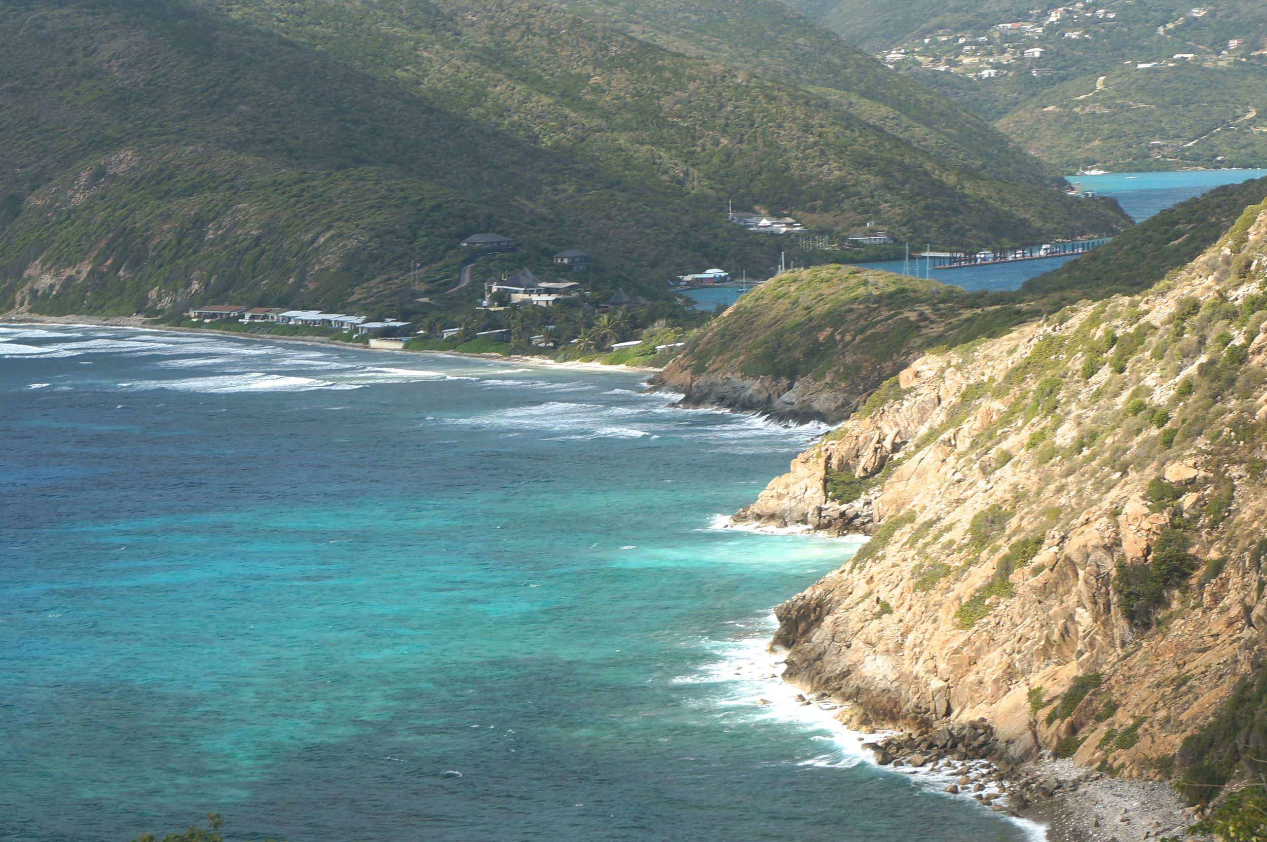 View from the Atlantic side of Biras Creek Resort
